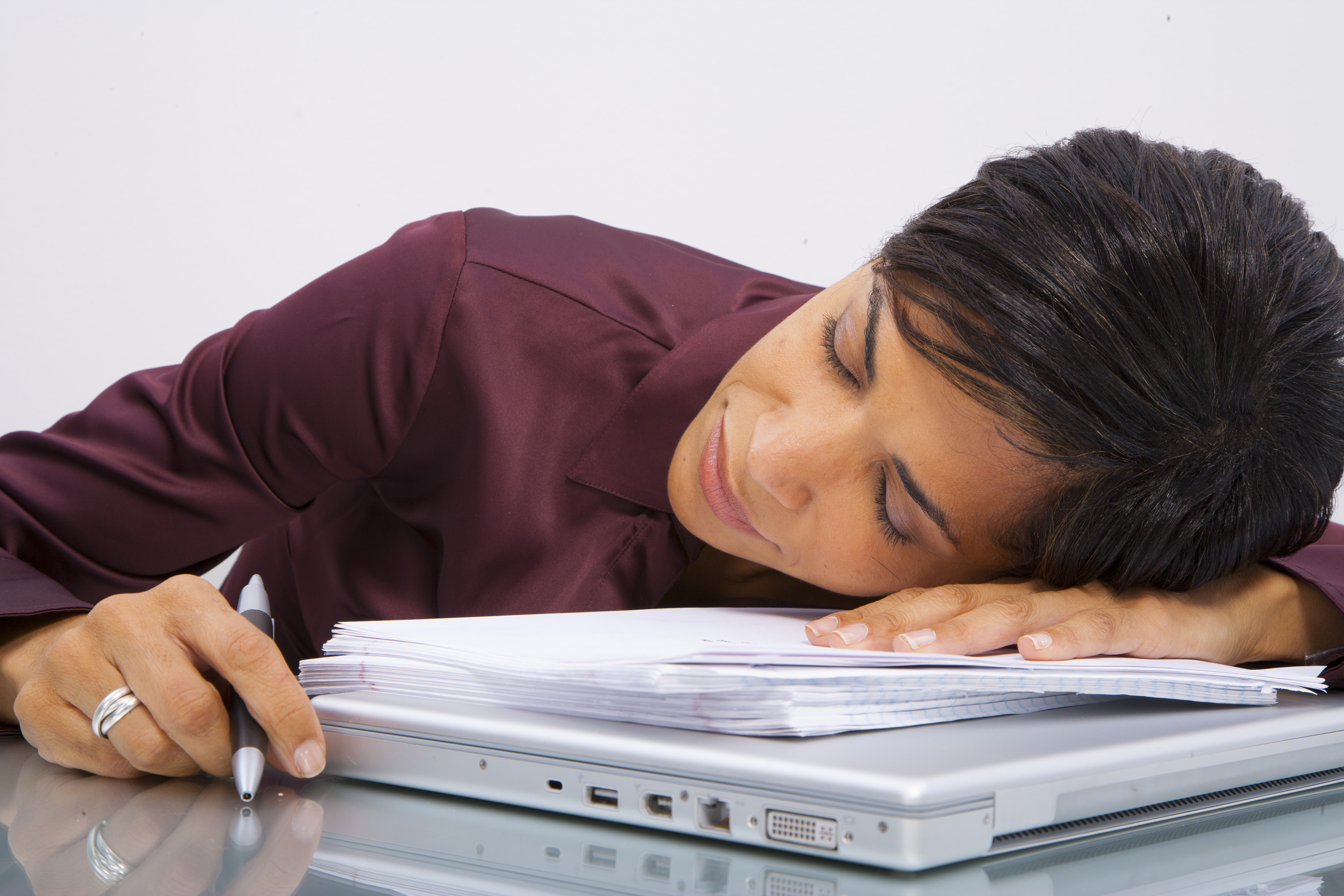 Businesswoman with laptop