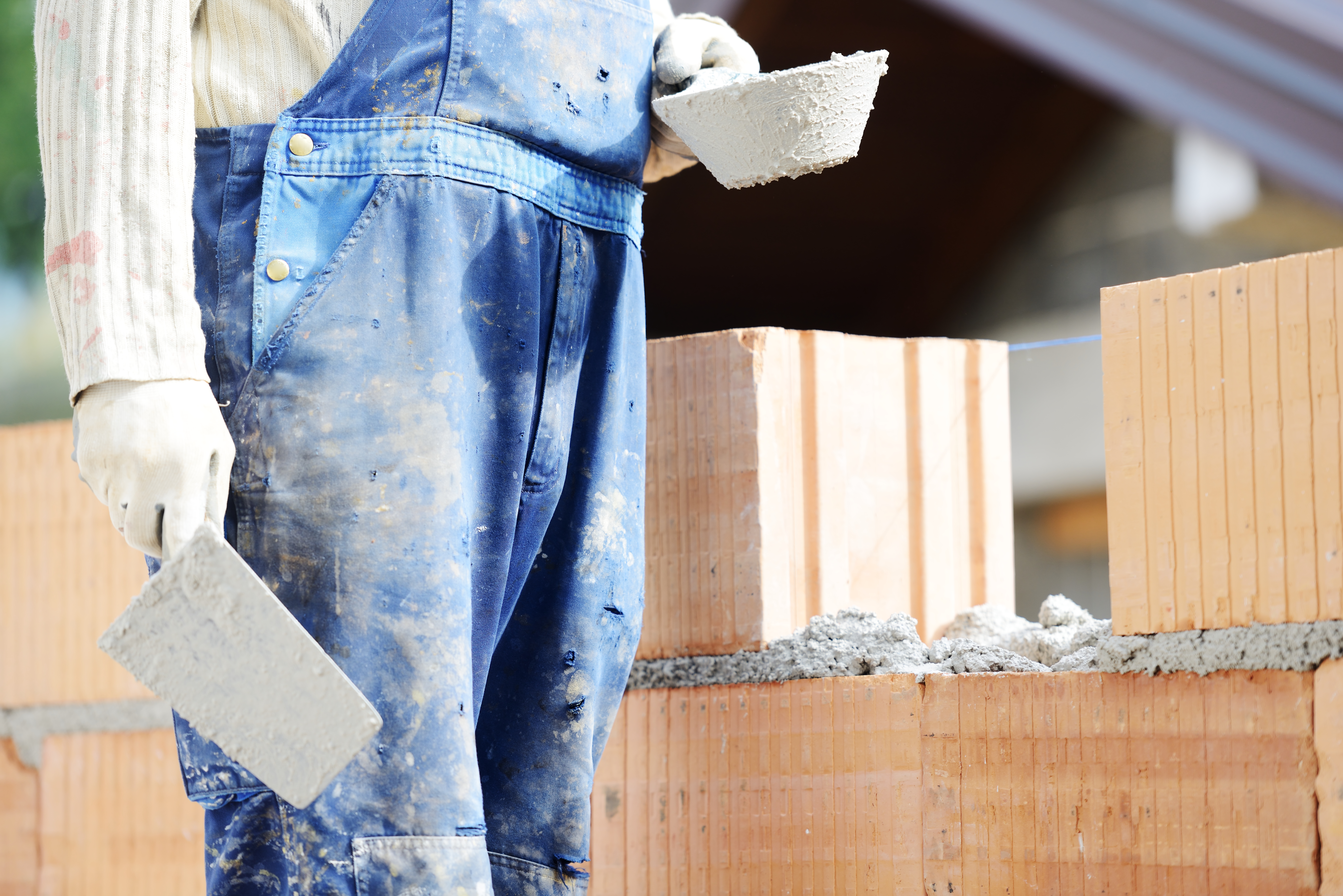 Working and building on new house project