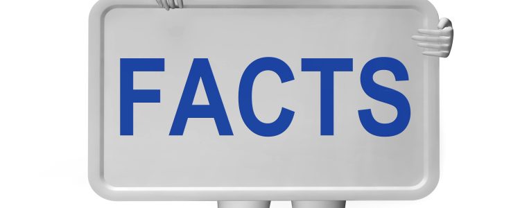Facts Sign Shows True Information And Data