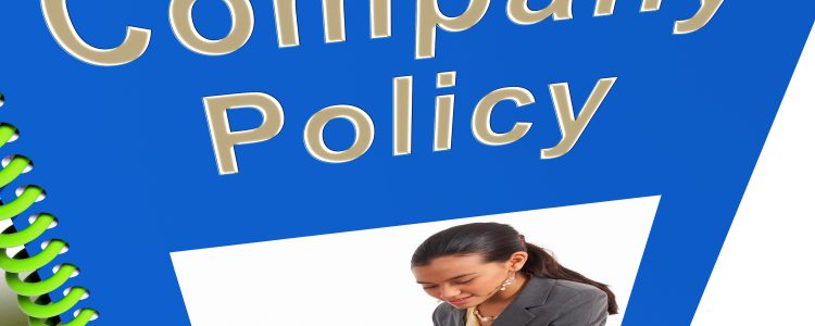Company Policy Book Shows Rules For Employees