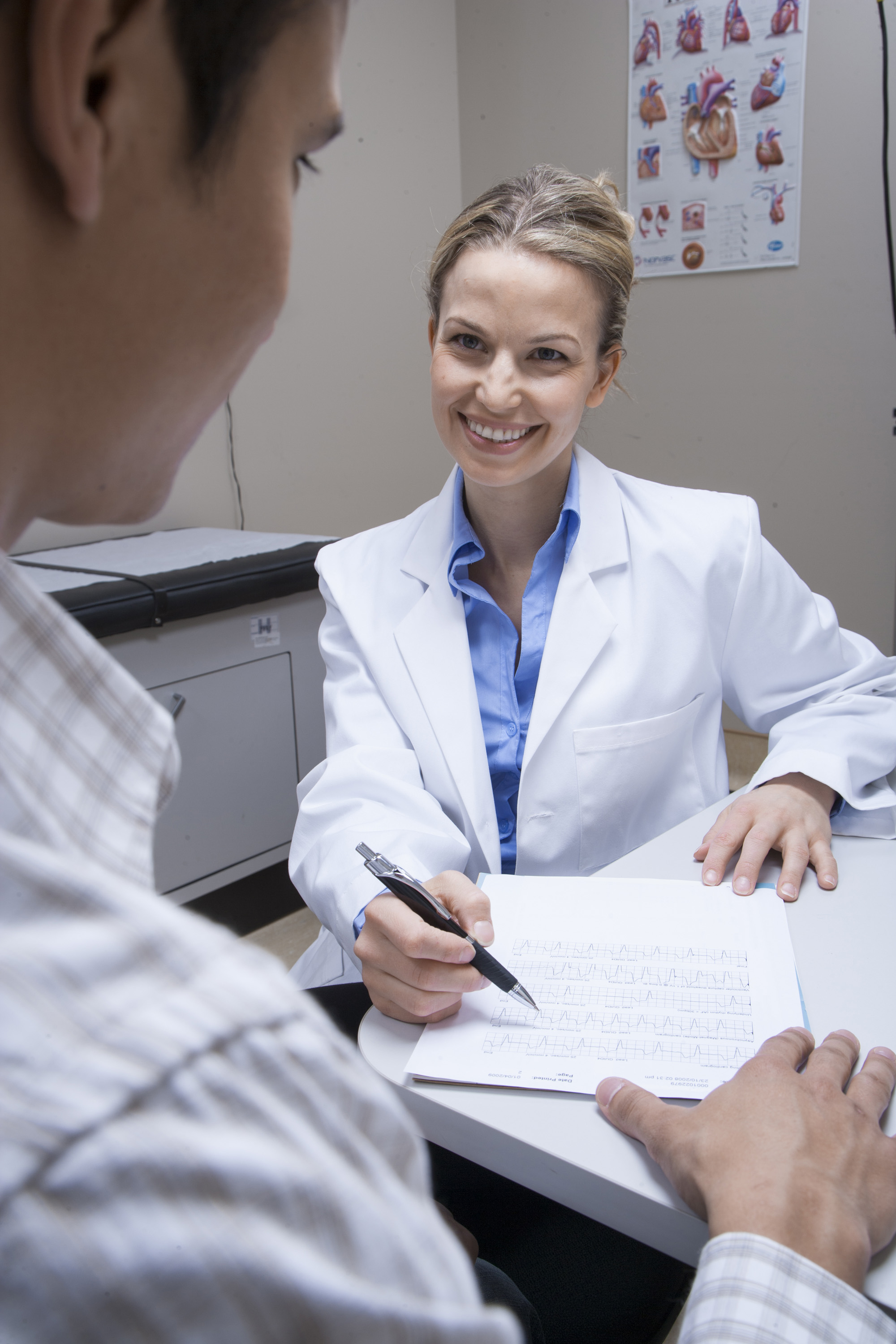 Doctor with patient