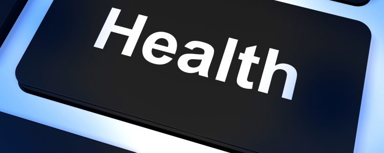 Health Key Showing Online Healthcare