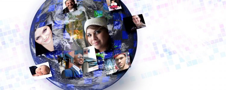 Social Media People Global Networking Connections