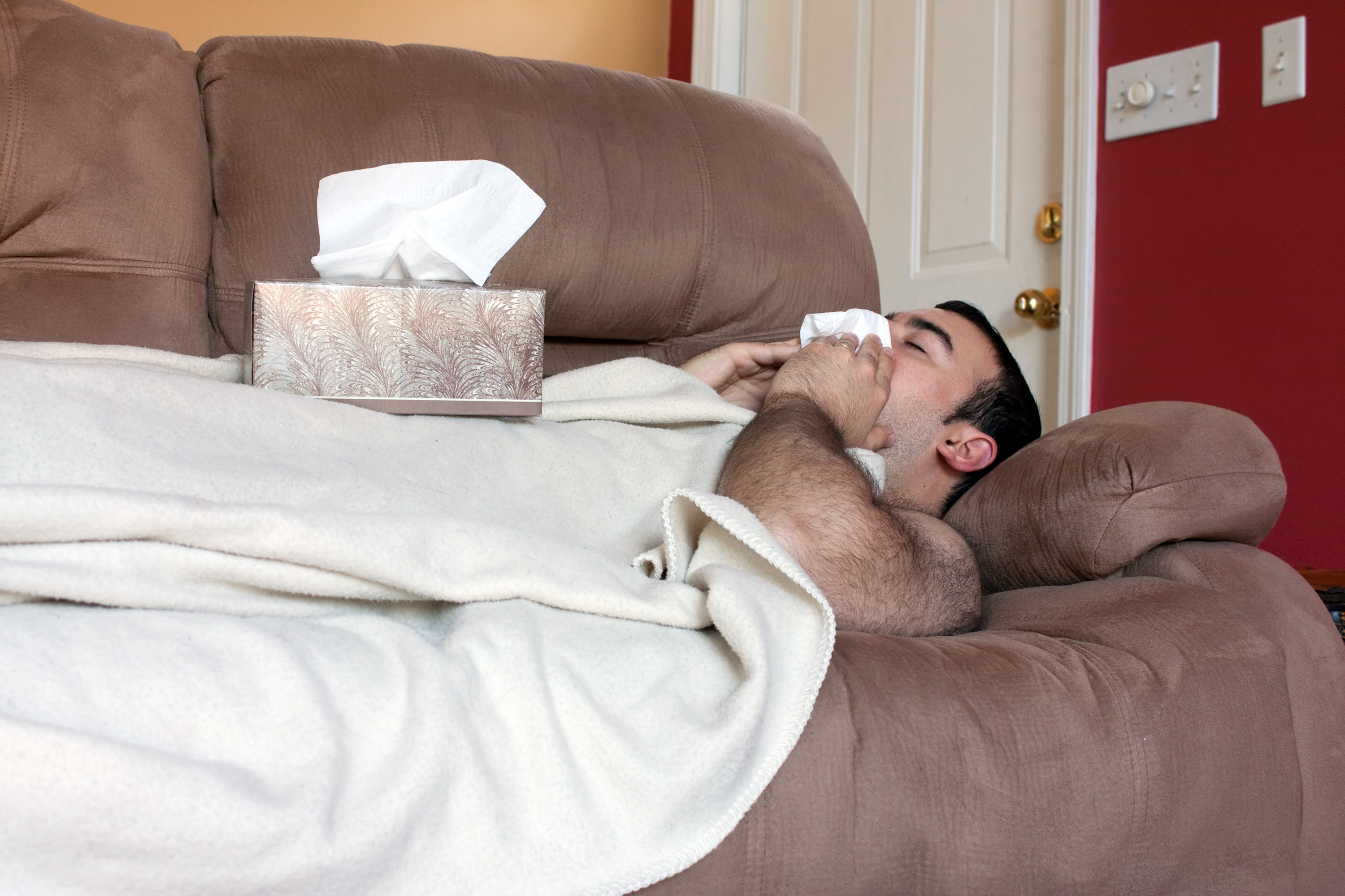 Sick Man on the Couch