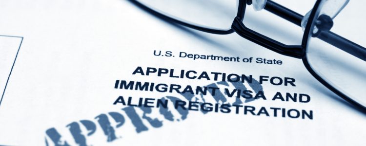 Immigrant visa form
