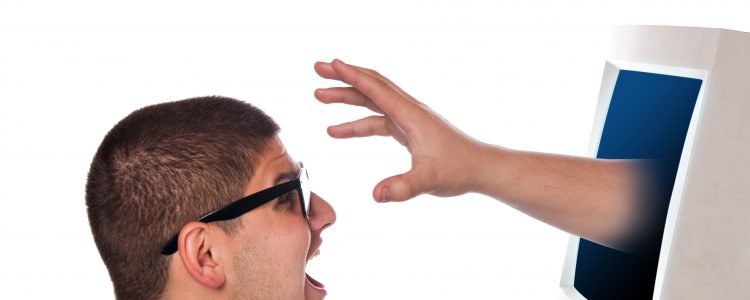 Scared Computer User