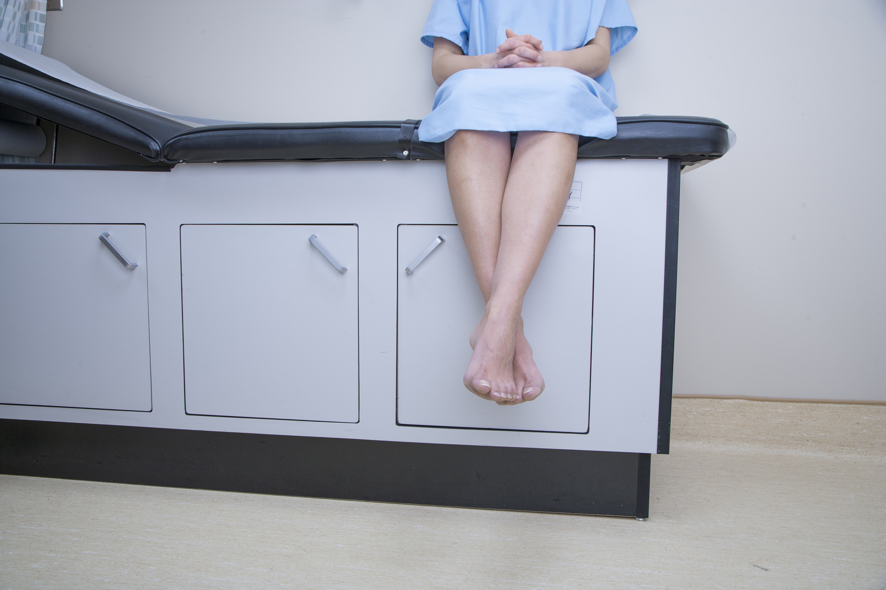 Patient waiting at doctor’s office