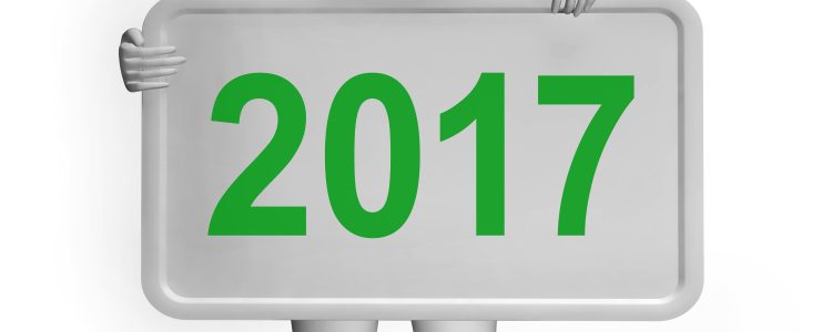 Sign Showing Year Two Thousand And Seventeen